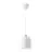 Nordlux Gaston Suspension Luminaire Métal et Bois Blanc | Convient pour E27